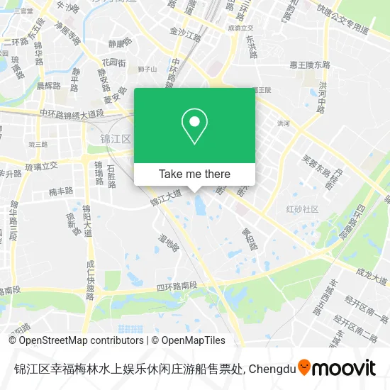 锦江区幸福梅林水上娱乐休闲庄游船售票处 map