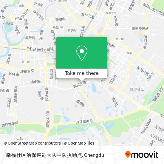 幸福社区治保巡逻大队中队执勤点 map