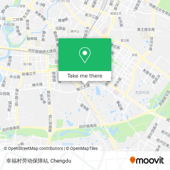 幸福村劳动保障站 map