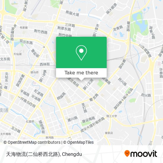 天海物流(二仙桥西北路) map
