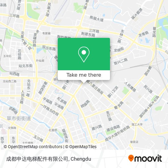 成都申达电梯配件有限公司 map