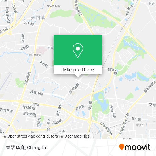 菁翠华庭 map