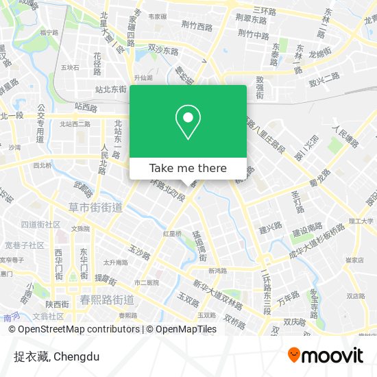 捉衣藏 map
