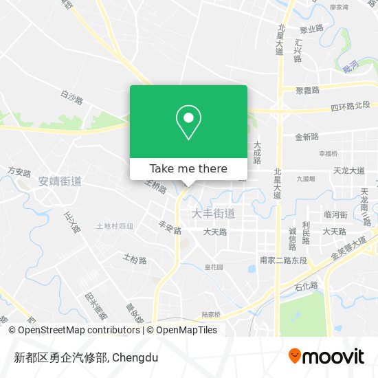新都区勇企汽修部 map