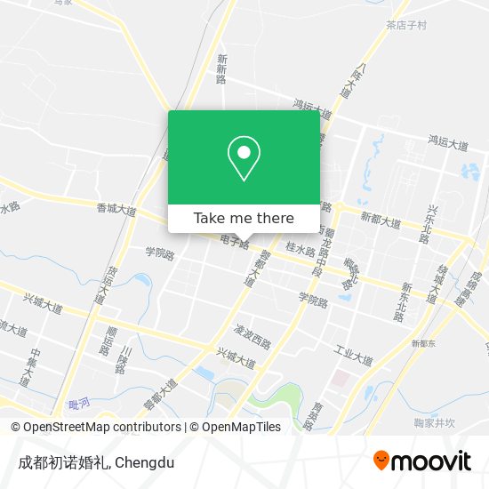 成都初诺婚礼 map