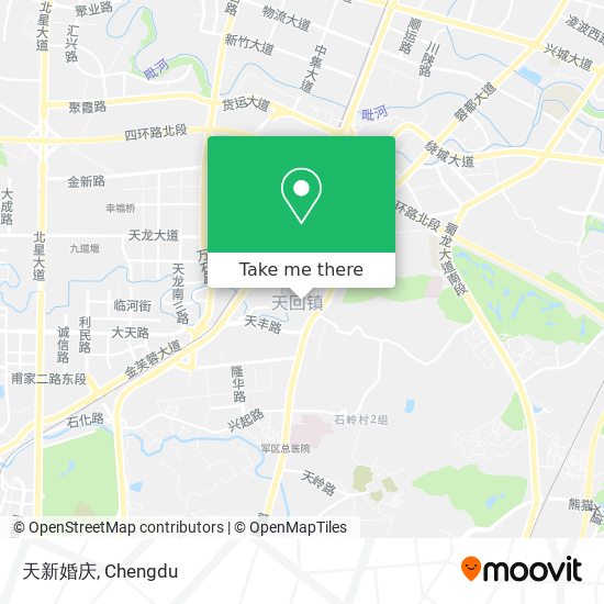 天新婚庆 map