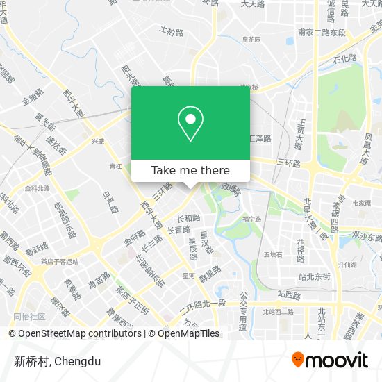 新桥村 map