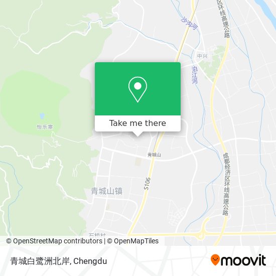 青城白鹭洲北岸 map