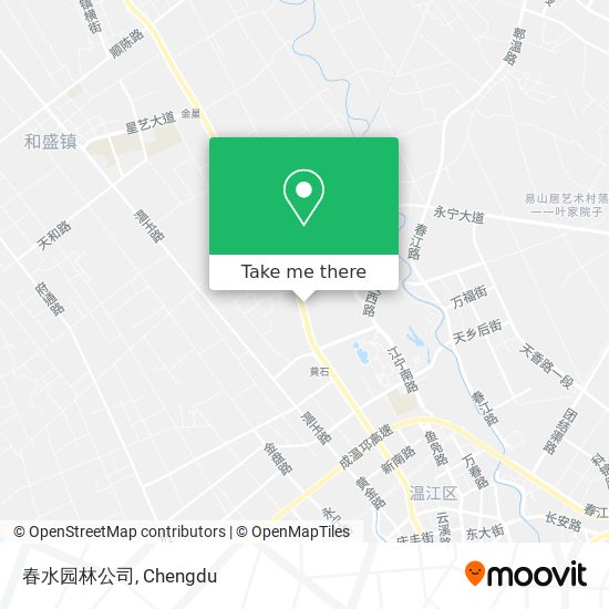 春水园林公司 map