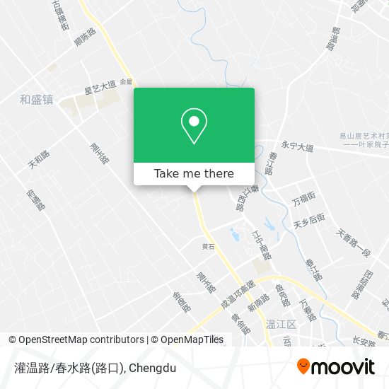 灌温路/春水路(路口) map