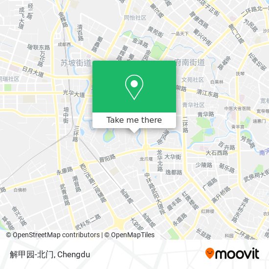 解甲园-北门 map