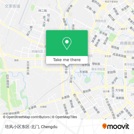 培风小区东区-北门 map