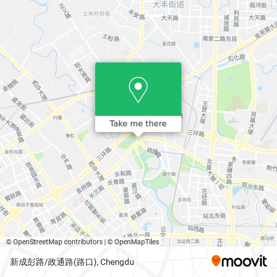 新成彭路/政通路(路口) map