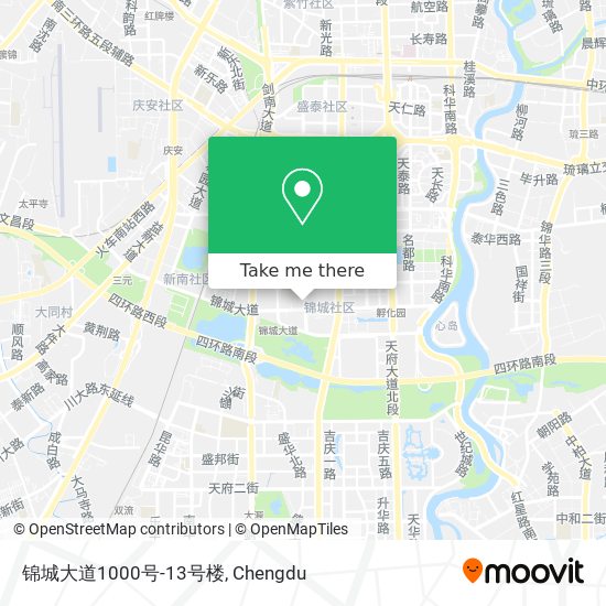 锦城大道1000号-13号楼 map
