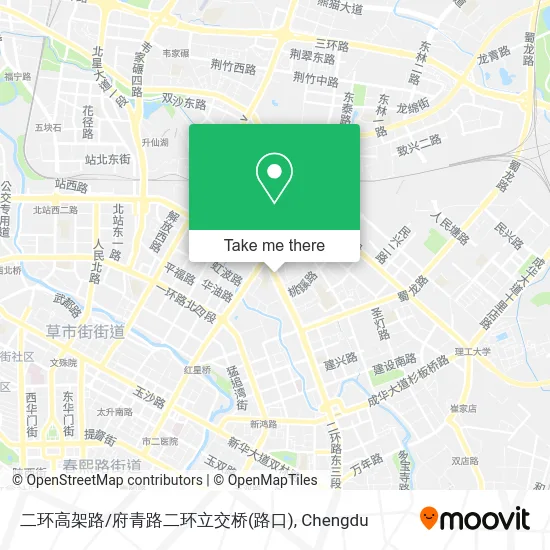 二环高架路/府青路二环立交桥(路口) map