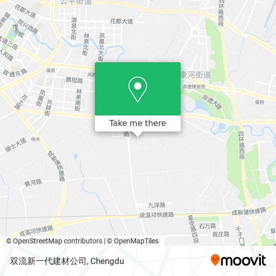 双流新一代建材公司 map