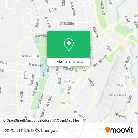 双流北郊汽车服务 map