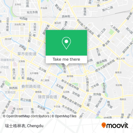 瑞士格林表 map