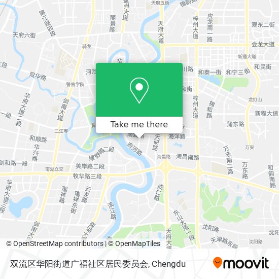双流区华阳街道广福社区居民委员会 map