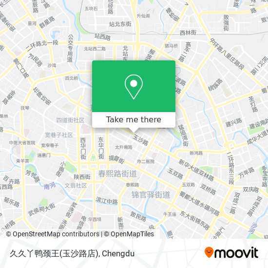 久久丫鸭颈王(玉沙路店) map