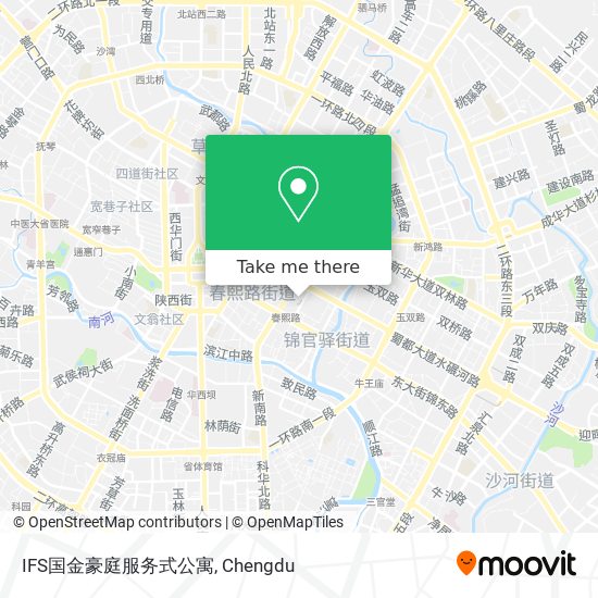 IFS国金豪庭服务式公寓 map