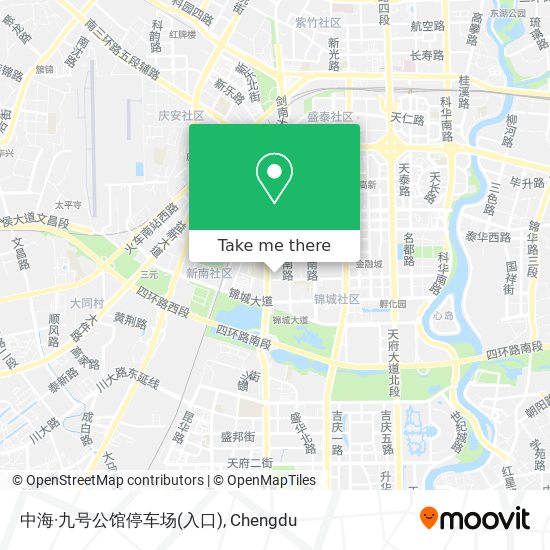 中海·九号公馆停车场(入口) map