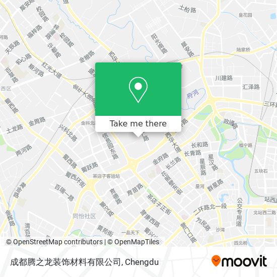 成都腾之龙装饰材料有限公司 map