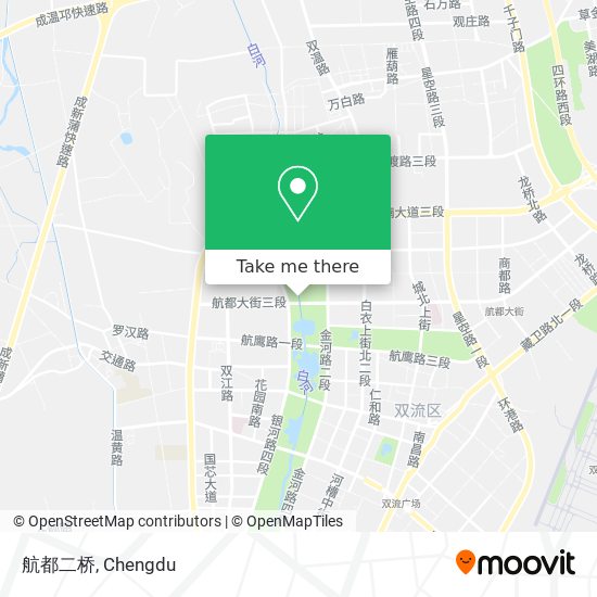 航都二桥 map