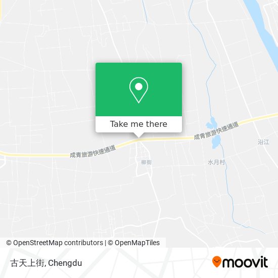 古天上街 map