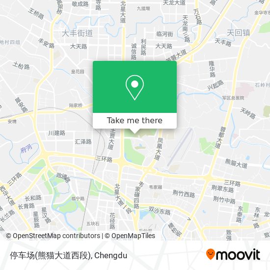 停车场(熊猫大道西段) map