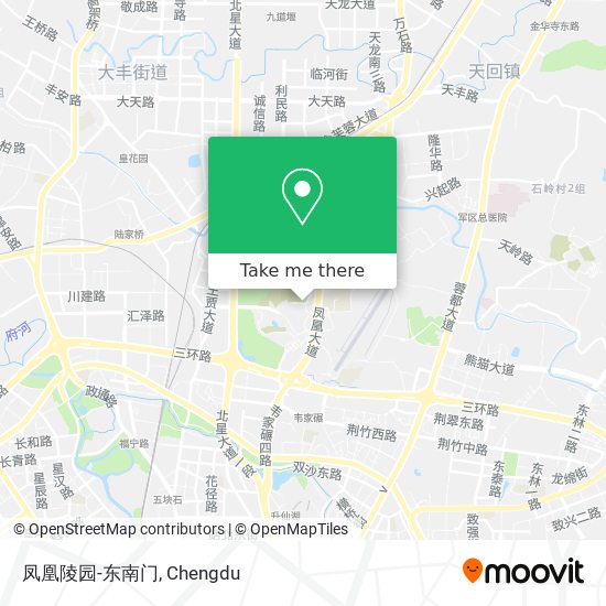 凤凰陵园-东南门 map