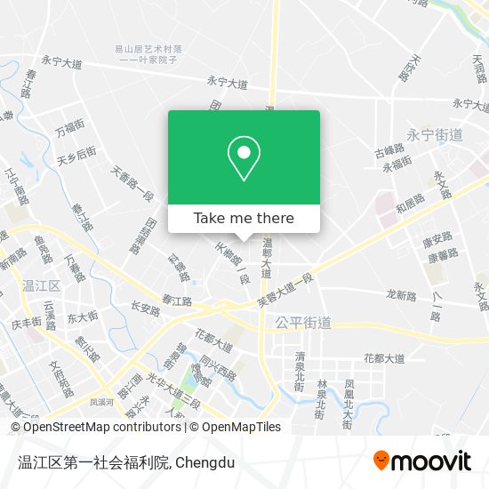 温江区第一社会福利院 map