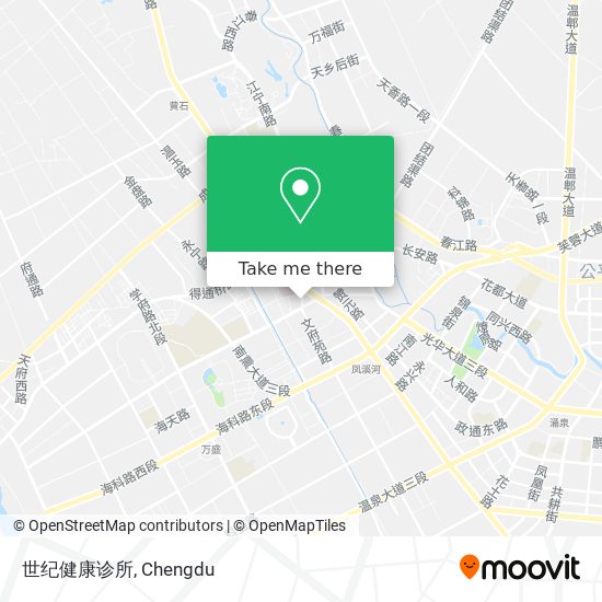 世纪健康诊所 map