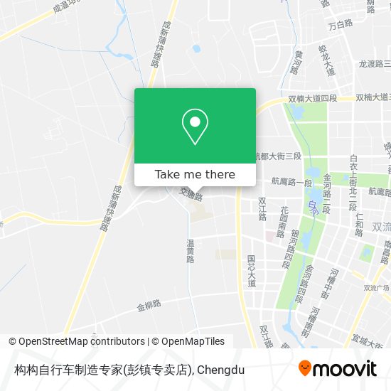 构构自行车制造专家(彭镇专卖店) map