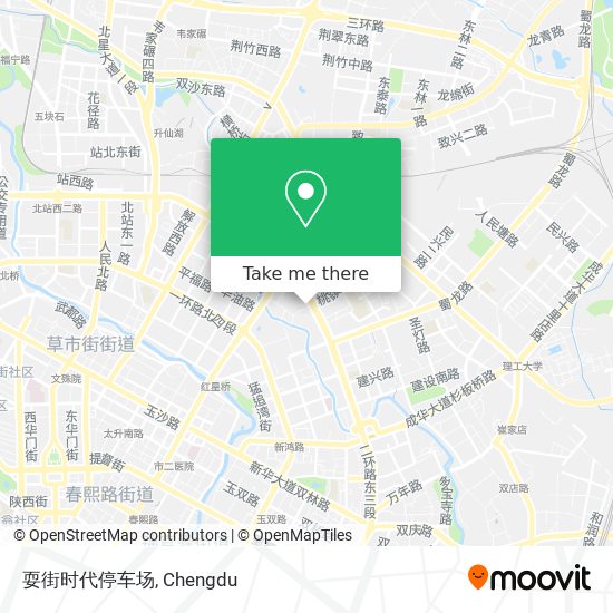 耍街时代停车场 map