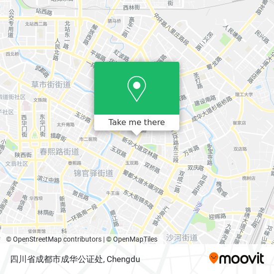 四川省成都市成华公证处 map
