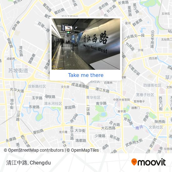 清江中路 map