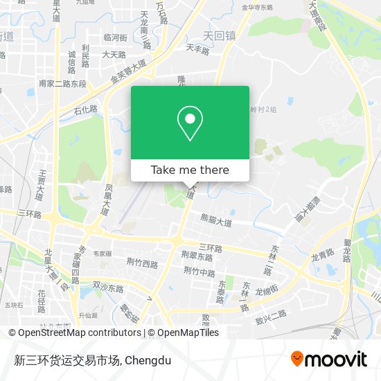新三环货运交易市场 map