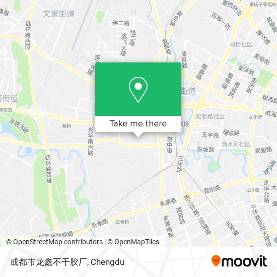 成都市龙鑫不干胶厂 map