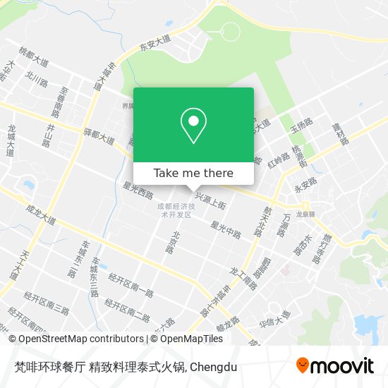 梵啡环球餐厅 精致料理泰式火锅 map