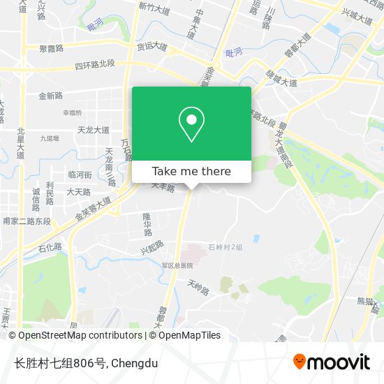 长胜村七组806号 map