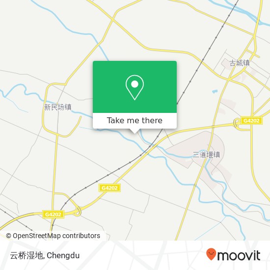 云桥湿地 map