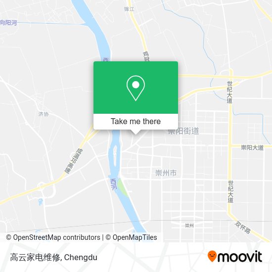 高云家电维修 map
