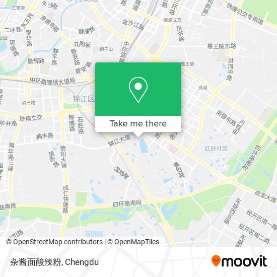 杂酱面酸辣粉 map