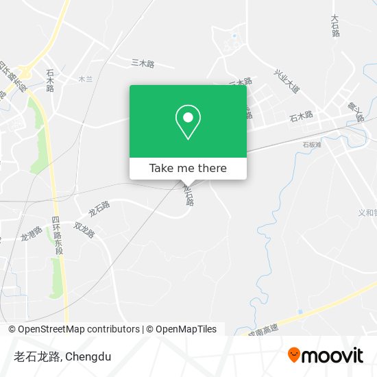 老石龙路 map