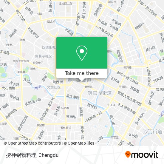 捞神锅物料理 map