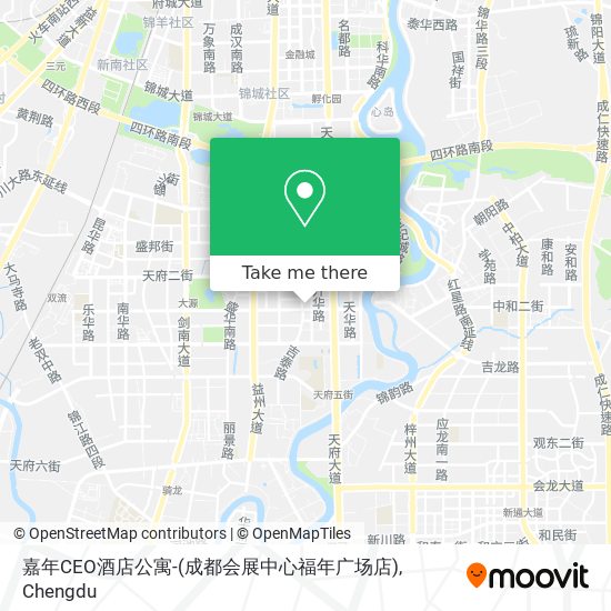 嘉年CEO酒店公寓-(成都会展中心福年广场店) map