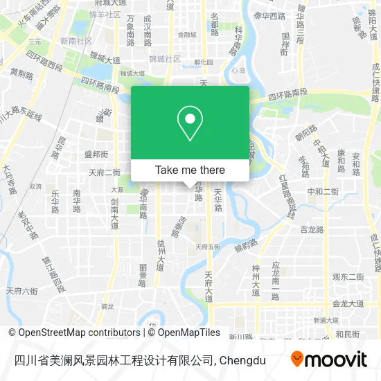 四川省美澜风景园林工程设计有限公司 map