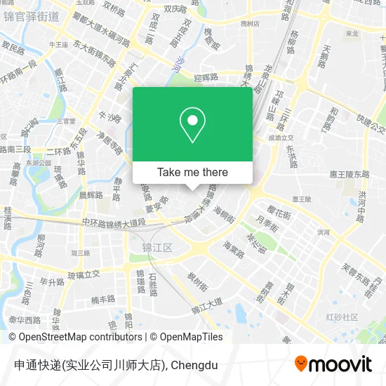 申通快递(实业公司川师大店) map