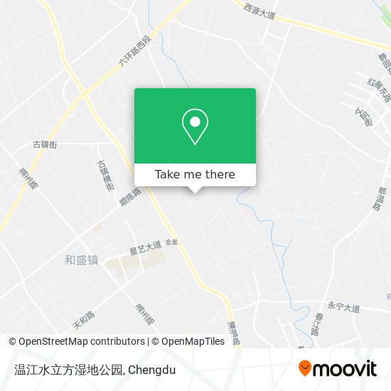 温江水立方湿地公园 map
